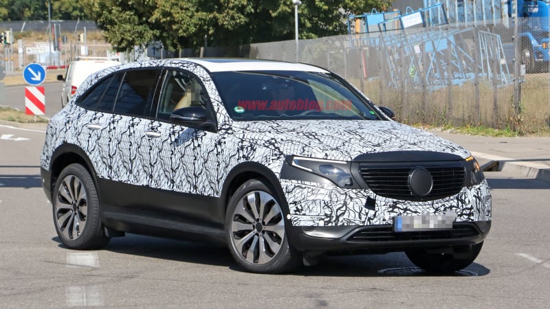 2020 Mercedes-Benz EQ C electric crossover spied nearly production-ready